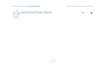 Tablet Screenshot of hammondwaterworks.com